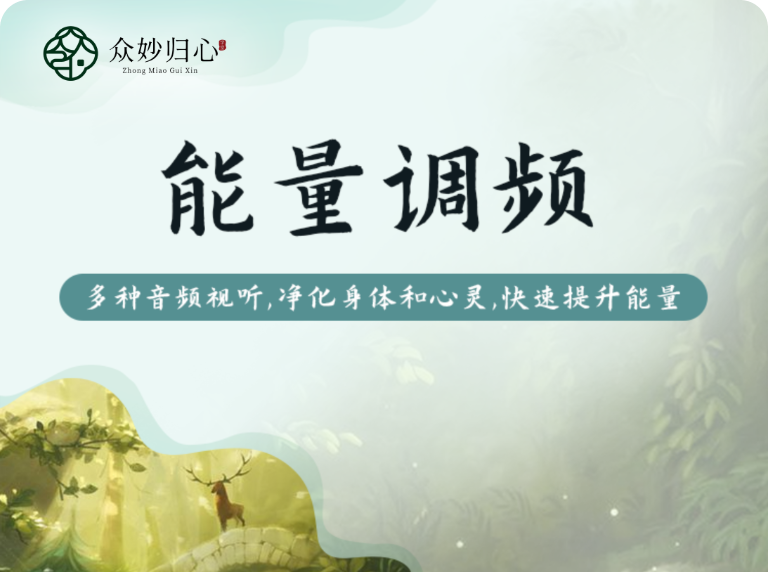 能量调频 多种音频视听 ，净化身体和心灵，快速提升能量